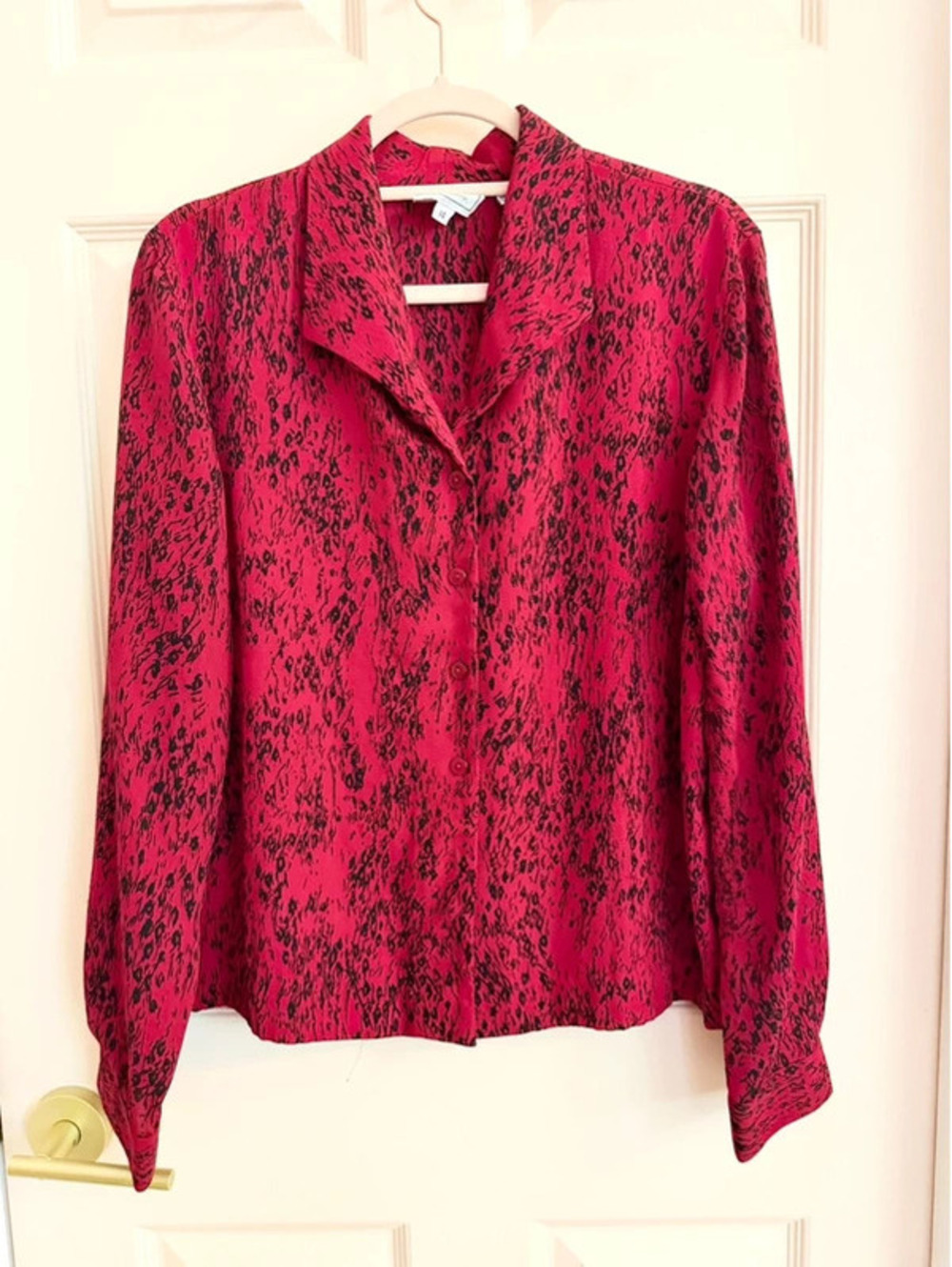 Red Adeline button up